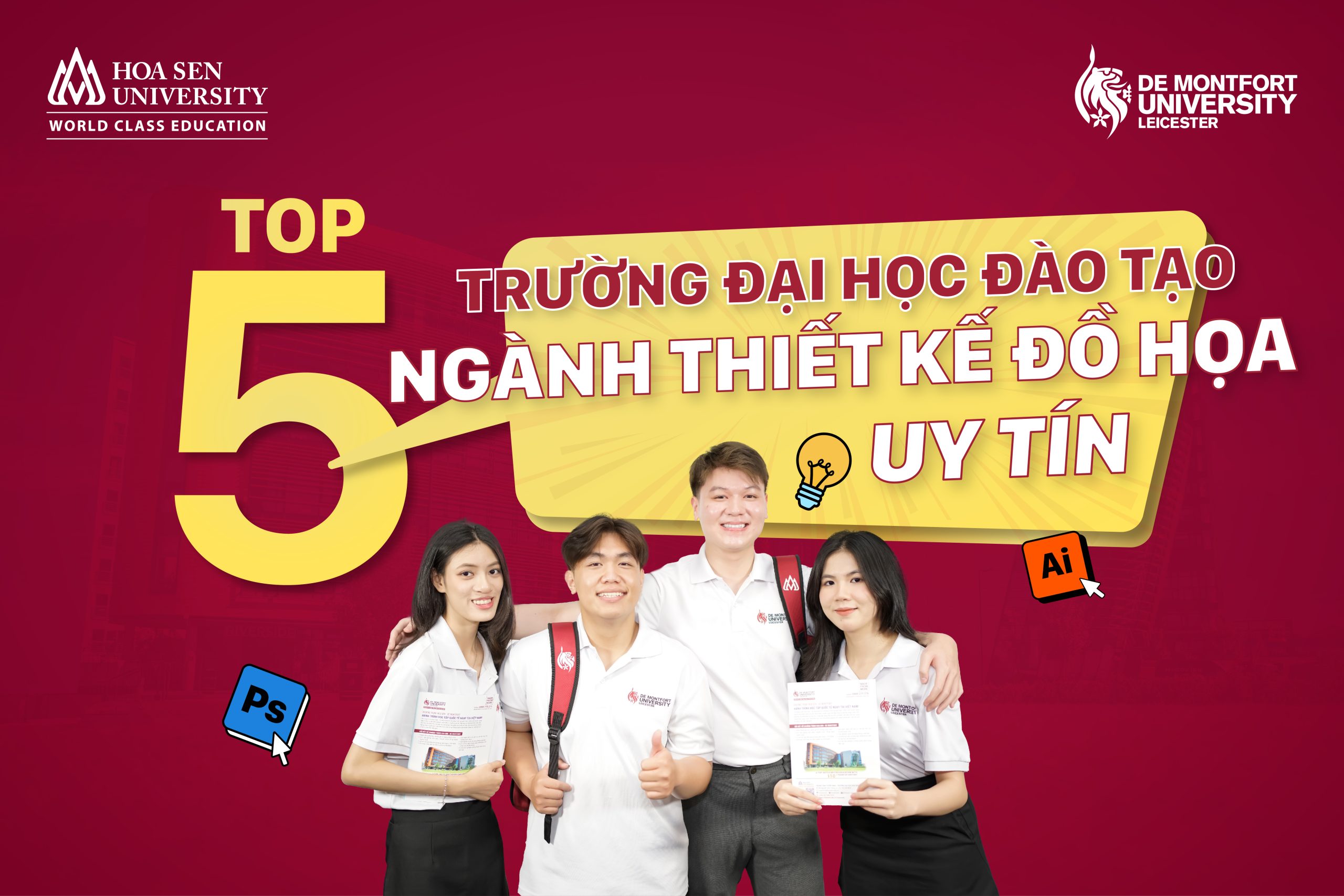 Top 5 Trường Đại Học Đào Tạo Ngành Thiết Kế Đồ Họa Uy Tín