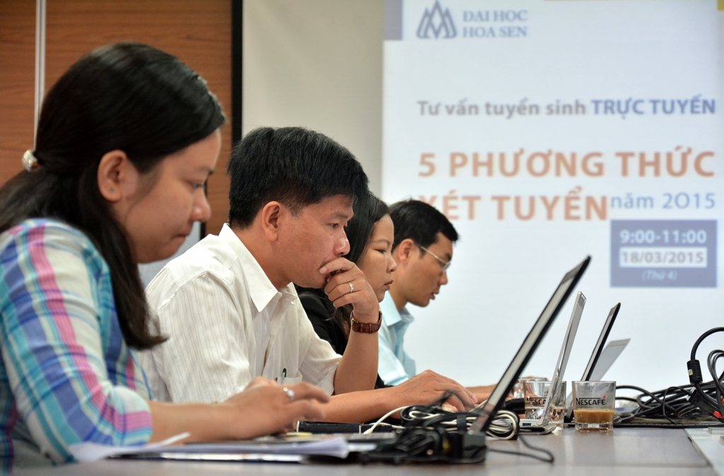 Tư vấn trực tuyển 5 phương thức xét tuyển 2015 ĐH Hoa Sen